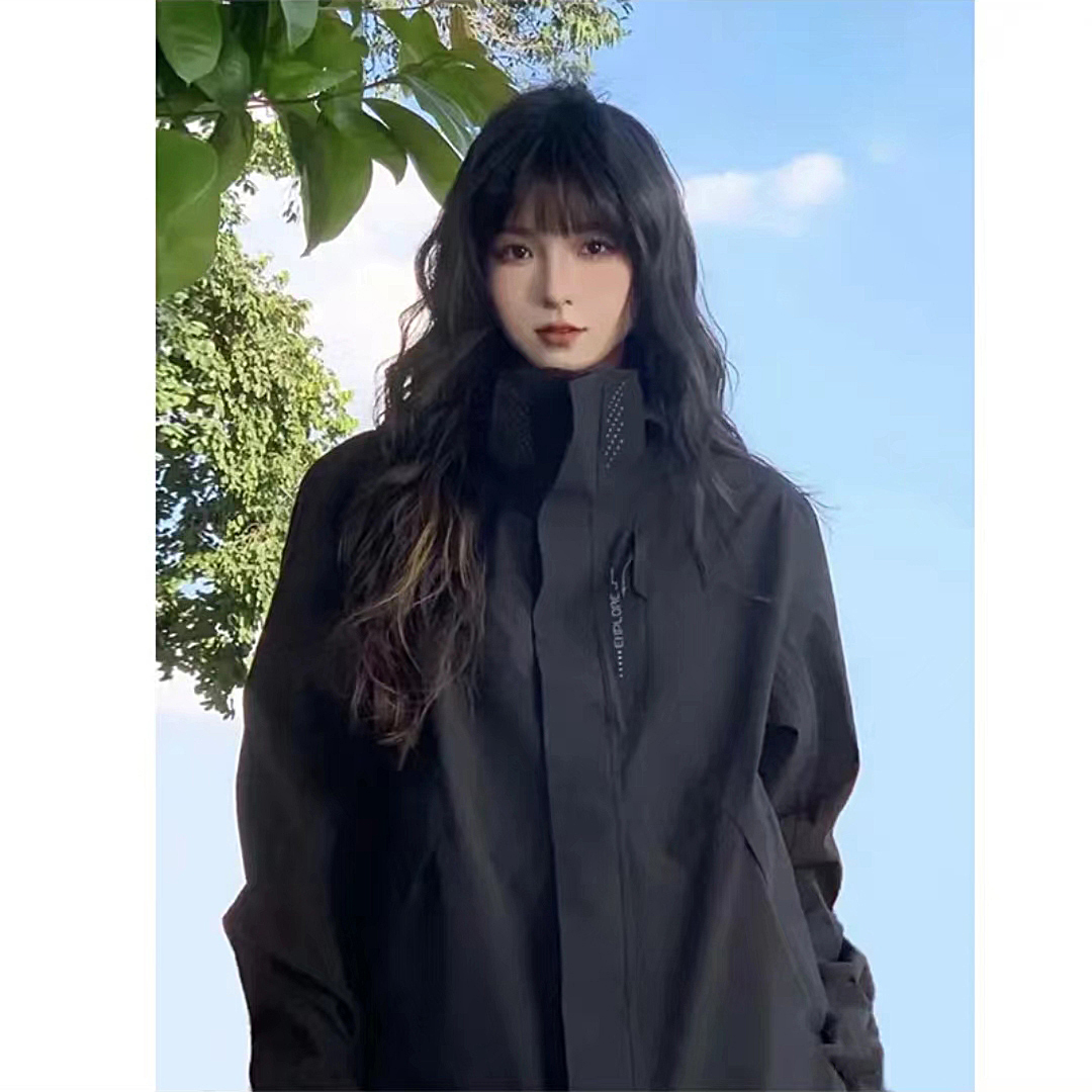 可拆卸三合一冲锋衣登山服夹克