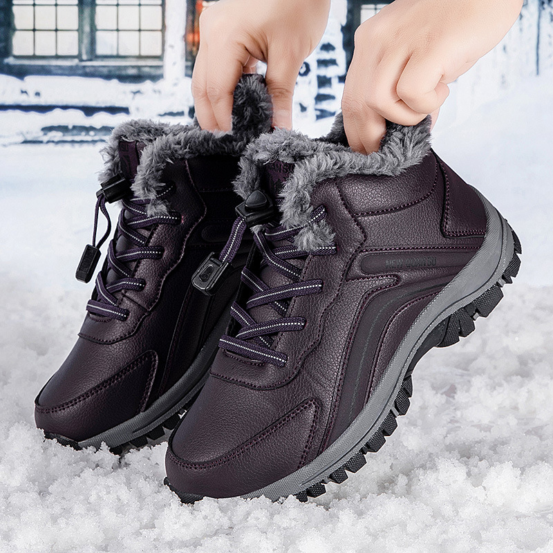 冬季高帮户外棉鞋男鞋加绒鞋
