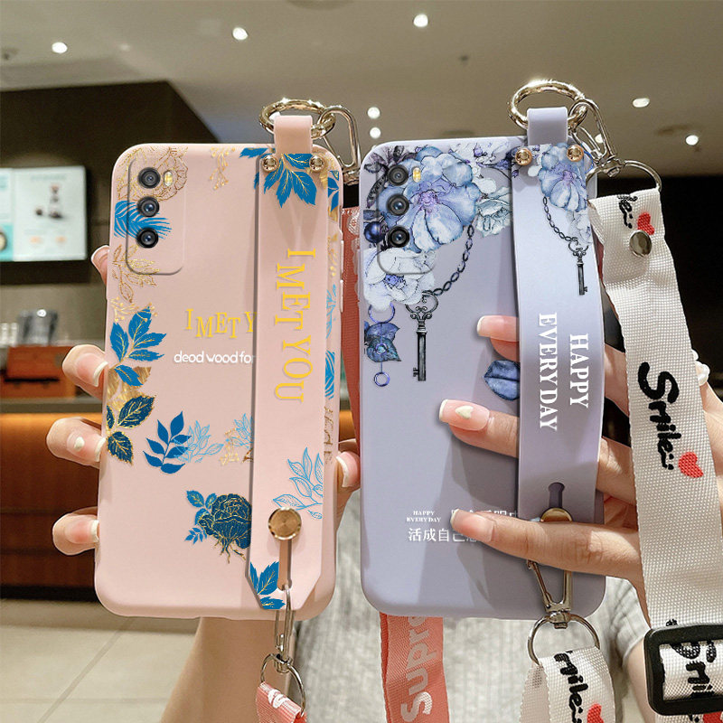 适用于手机膜华为dvc一an2o手机壳畅享z时尚软壳畅想20pro斜挎挂绳dv