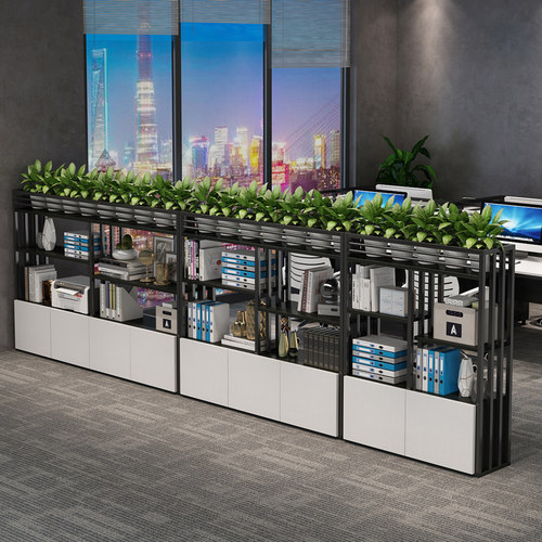 铁艺置物架餐厅围栏绿植屏风隔断