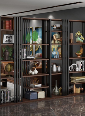 进门玄关隔断屏风中式客厅隔断墙置物架入户挡原木风装饰栅座屏