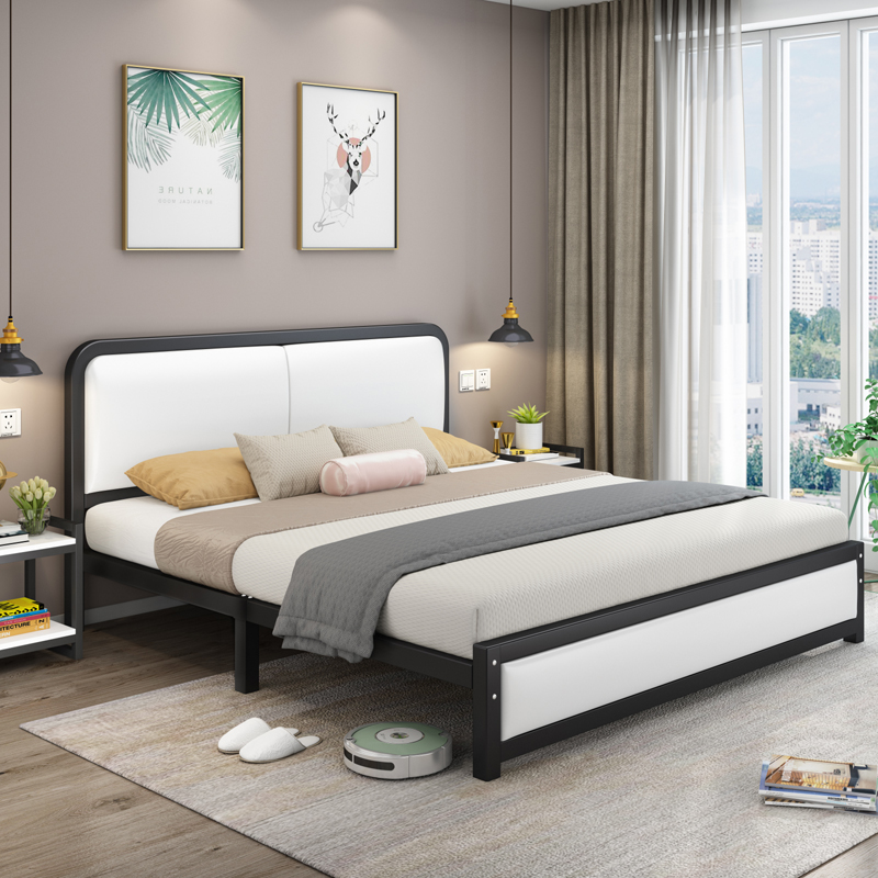 铁艺床现代简约1.5米家用单人床