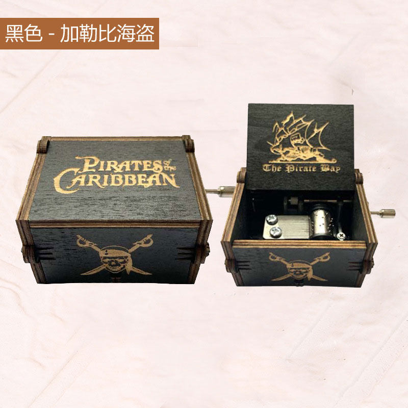 Harry potter手摇暗黑哈利波特木质音乐盒八音盒千与千寻鬼灭之刃