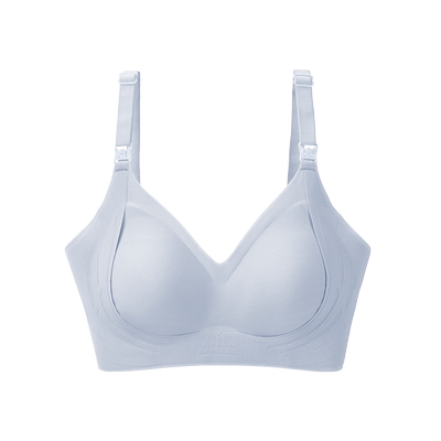 rovo哺乳内衣夏季薄款聚拢防下垂怀孕产后喂奶专用文胸罩无痕美背