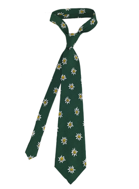 HOW 泰国风印花长款小雏菊撞色系10cm宽版潮个性风衬衣领带男女