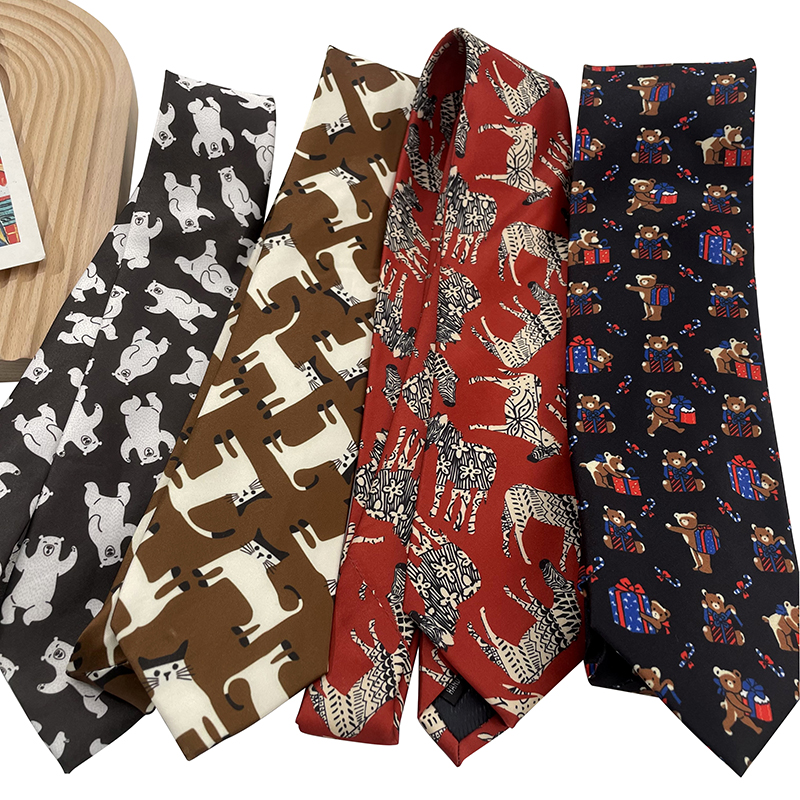 印花卡通动物休闲亮色