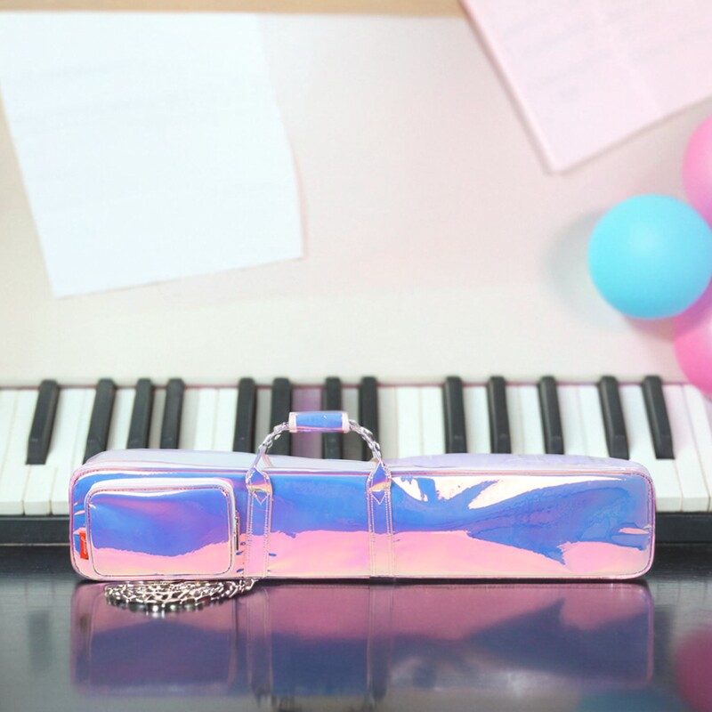 金川镭射二胡包双肩漆皮二胡套加厚二胡袋子二胡琴包软包轻便可背