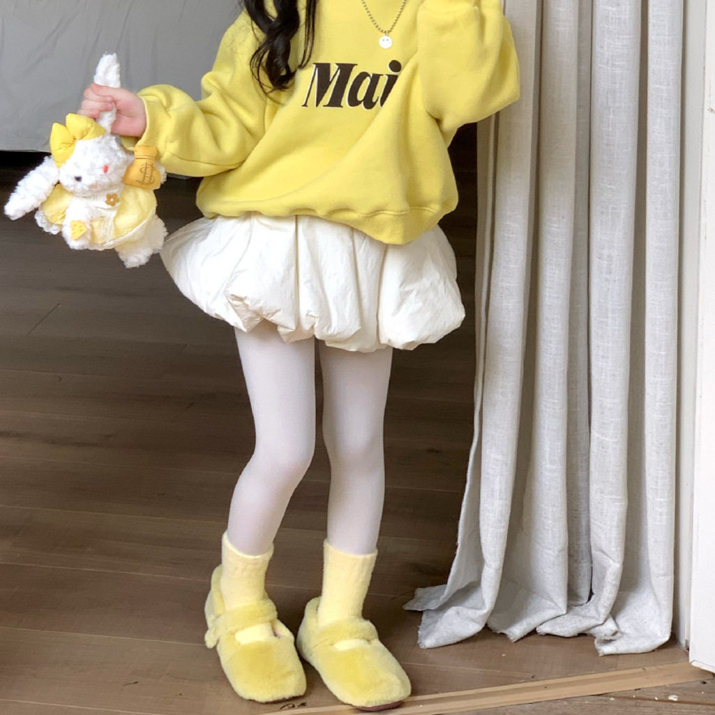 女童半身裙2025冬季新款韩版可爱花苞裙加厚棉裙防走光蛋糕裙洋气,童装/婴儿装/亲子装,半身裙,淘宝优惠券,粉丝福利购,淘宝优惠卷