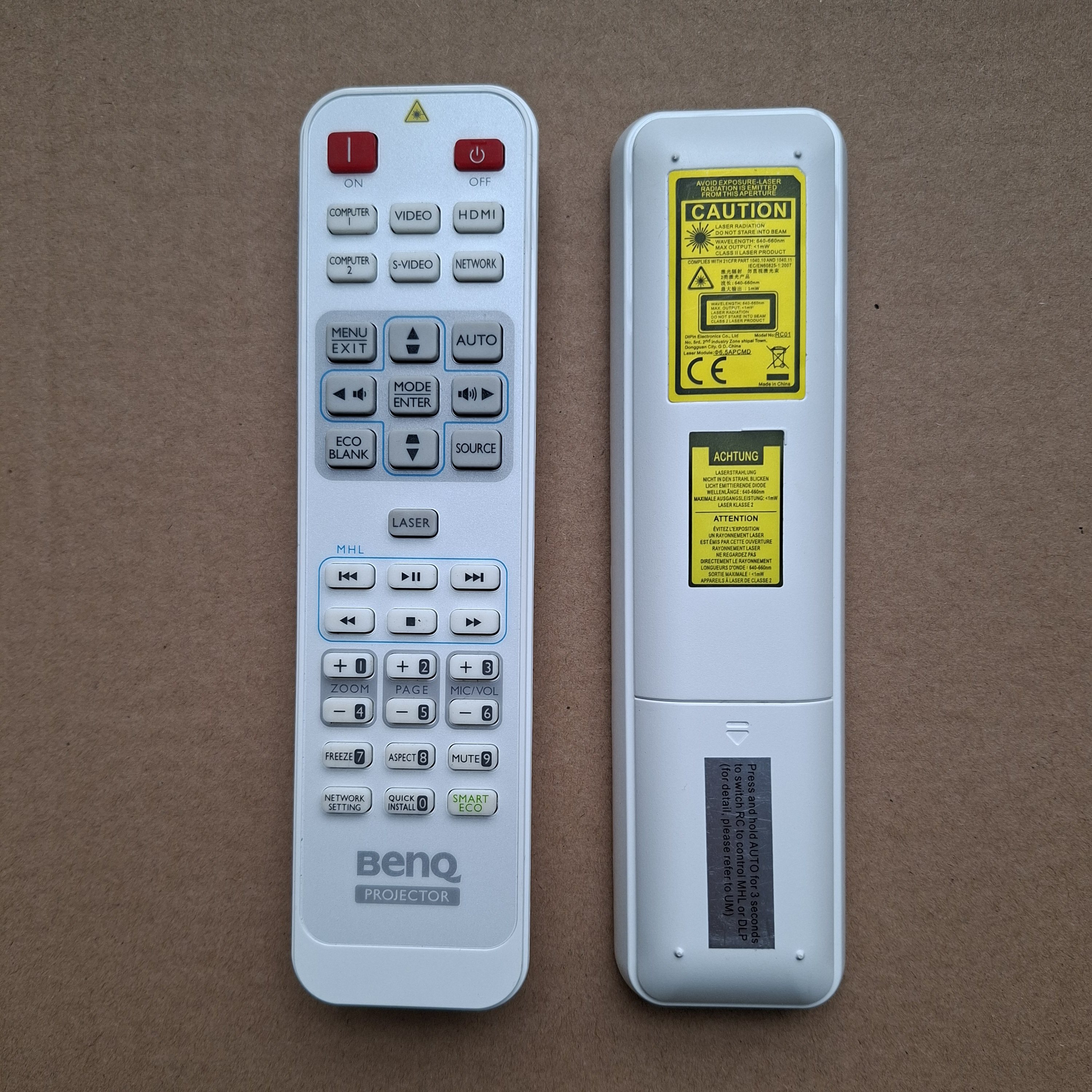 原装正品BENQ明基投影机投影仪遥控器W1400 W1500 W2000 W1090