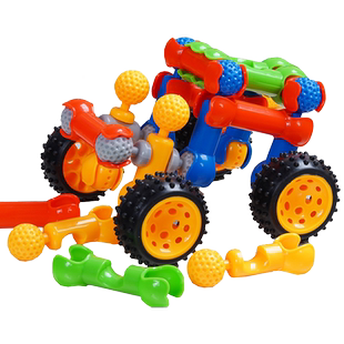 儿童骨架积木棒拼装玩具益智力关节搭建幼儿园早教男孩女孩3-4岁6