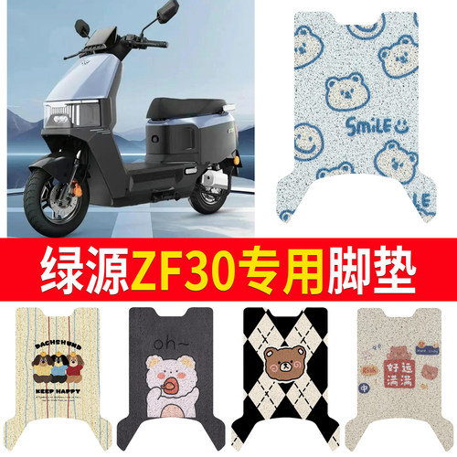 【绿源ZF30】适用脚垫