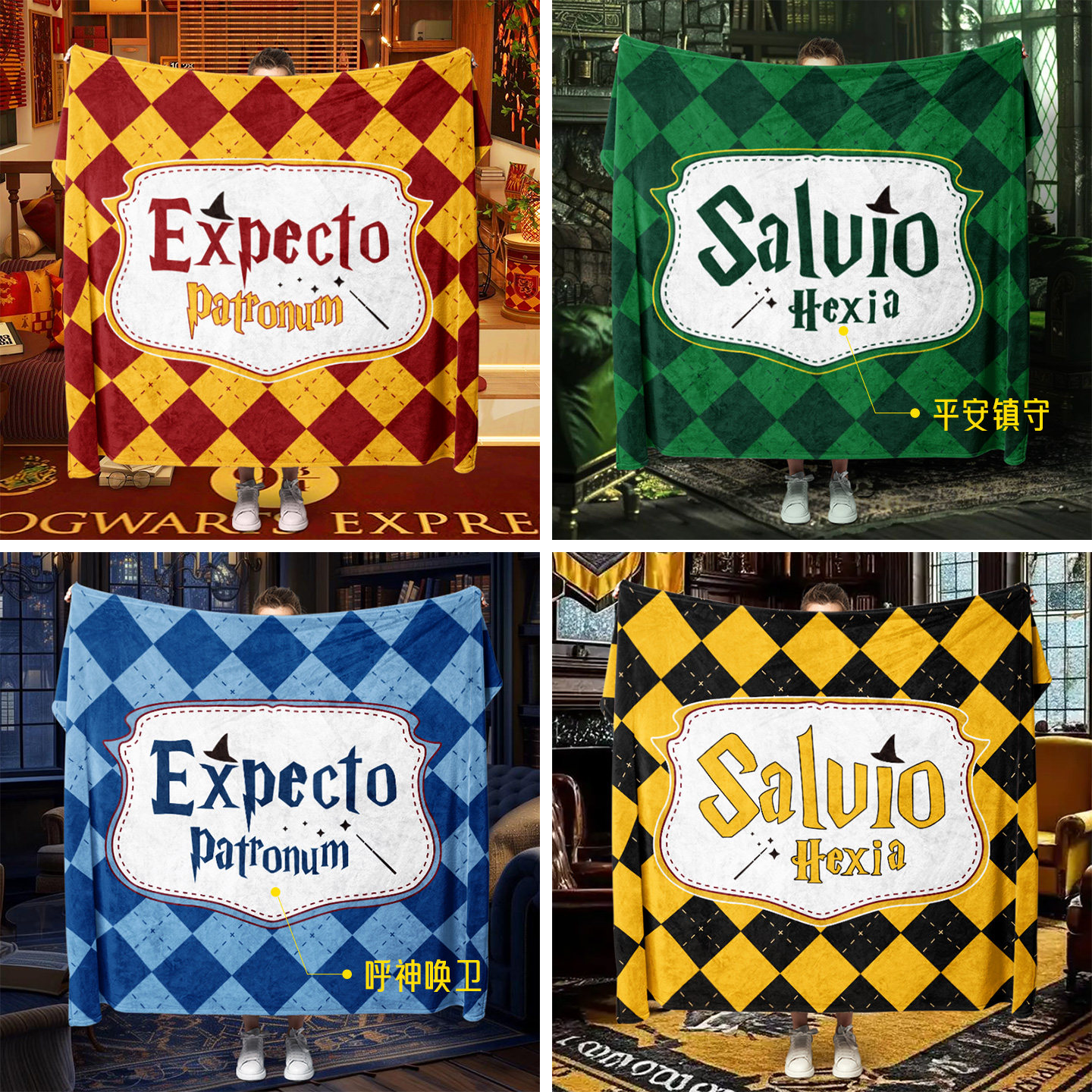 哈利波特魔法毯法兰绒蛇院休闲毯四季通用保暖毛毯居家麻瓜毯子,床上用品,休闲毯/毛毯/绒毯,淘宝优惠券,粉丝福利购,淘宝优惠卷