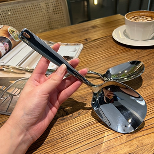 炊时尚    分餐勺好大好大分餐勺不锈钢公用勺