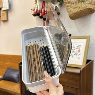 【老板娘自用】家用沥水筷筒筷子筒厨房筷子盒餐具勺子防尘收纳盒
