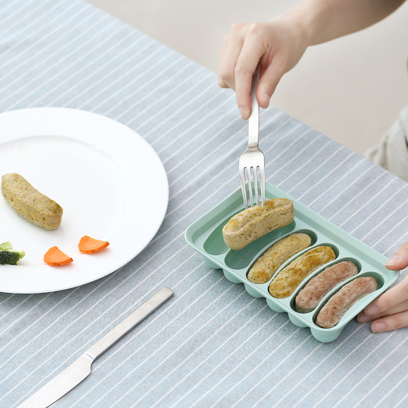 出日本FaSoLa原单!蛋肠香肠DIY模具香肠肉丸辅食硅胶热狗模具