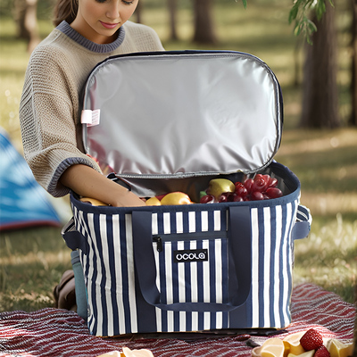 户外露营折叠保温包锁住新鲜