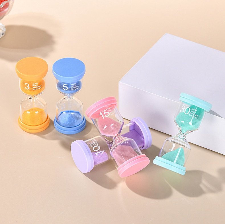 马卡龙沙漏摆件儿童玩具生日礼物开学毕业学习计时器1-60分钟