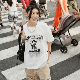 KencilBox千笔盒子潮流原创街舞街头头像短袖 白黑红色 T恤男女同款