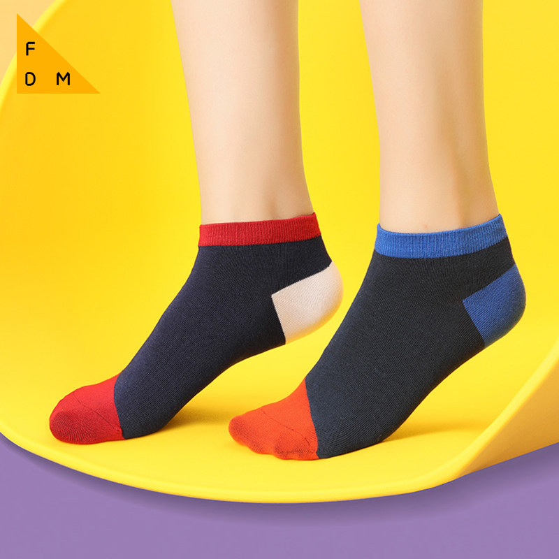 FORDEARME悦小心短袜F系列GO竹纤维网红百搭洋气休闲女袜子ins潮