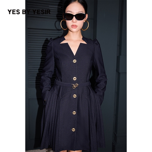 星际领航员牛仔连衣裙 YESIR叶谦原创设计师2025年秋新款 YES