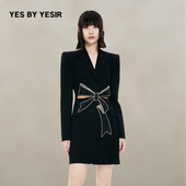 YESIR叶谦蝴蝶结西装 蛮好 连衣裙 YES 人生&亲爱 仇敌同款