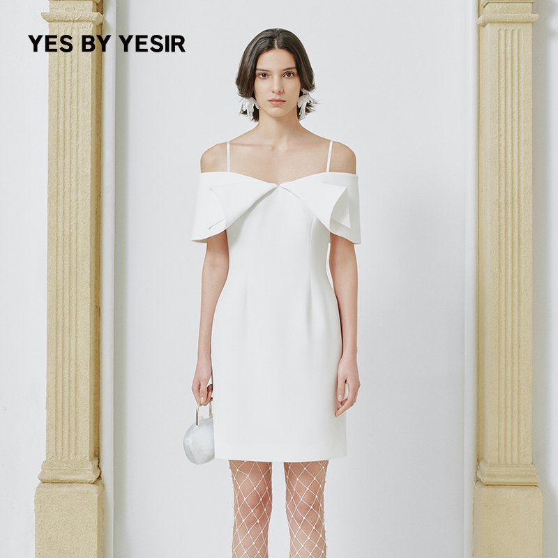 YESBYYESIR马蹄莲梦露连衣裙
