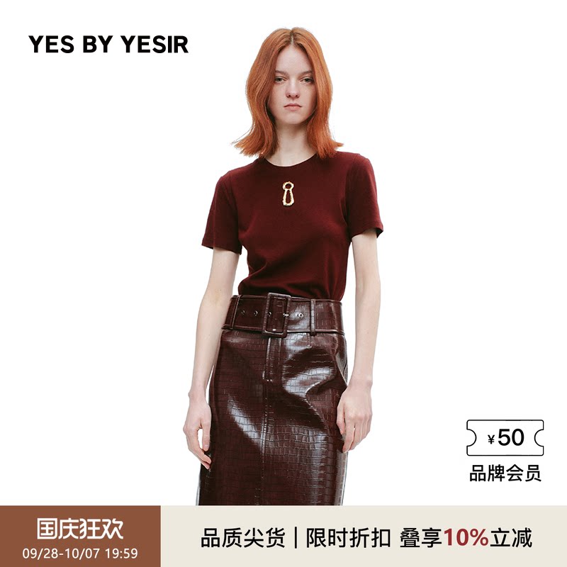 YESBYYESIRi人区短袖T恤