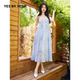 YESIR叶谦原创设计25夏新款 YES 小美人鱼前开休闲连衣裙