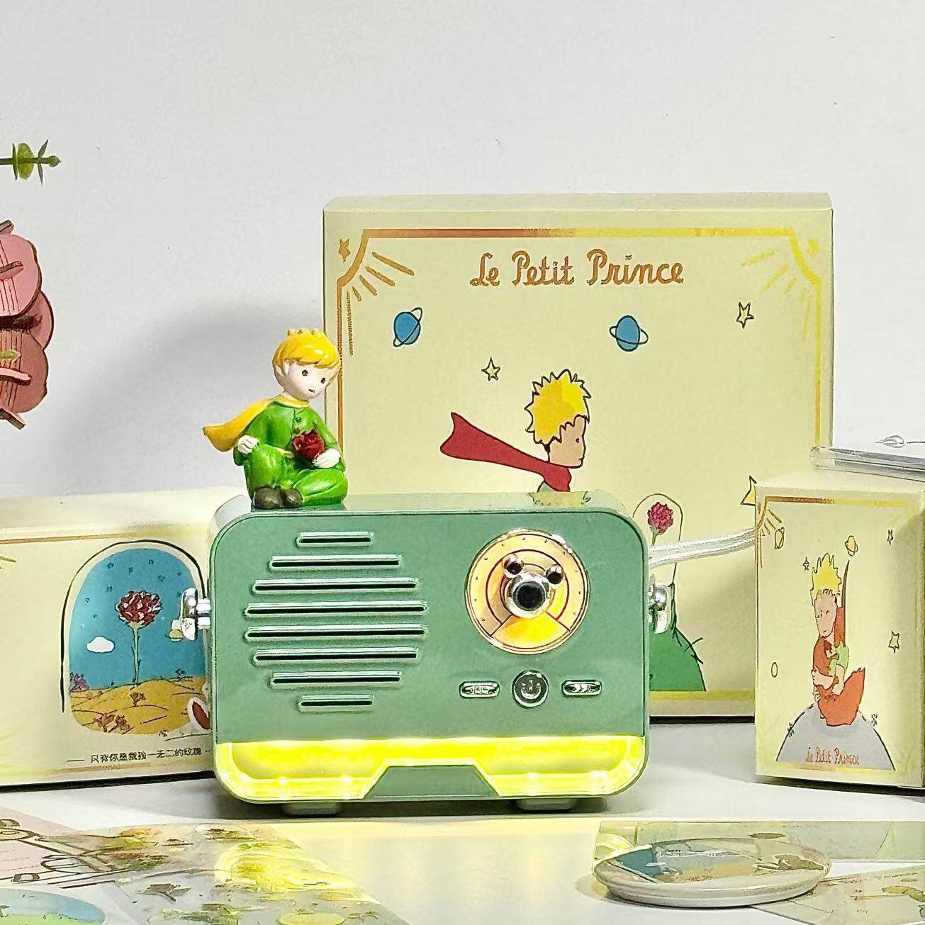 小王子蓝牙音箱音响联名礼盒黑胶唱片生日礼物女生男生朋友闺蜜