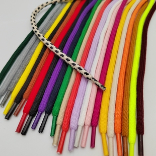 服装抽绳时尚卫衣帽绳全棉彩色6mm粗新款帽带绳运动休闲裤头绳