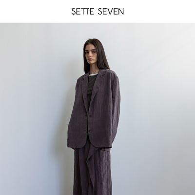 春季休闲收腰西装外套女