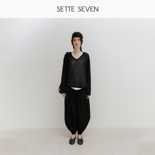SETTE SEVEN·防晒连帽套头皮肤衣