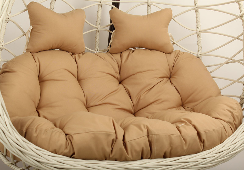 吊篮靠垫秋千坐垫单人双人摇篮藤椅布垫吊篮换洗布套吊椅坐垫包u.