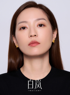 【12月上新】白岚红宝葫芦红宝石耳钉耳饰女新款精致首饰ED4839