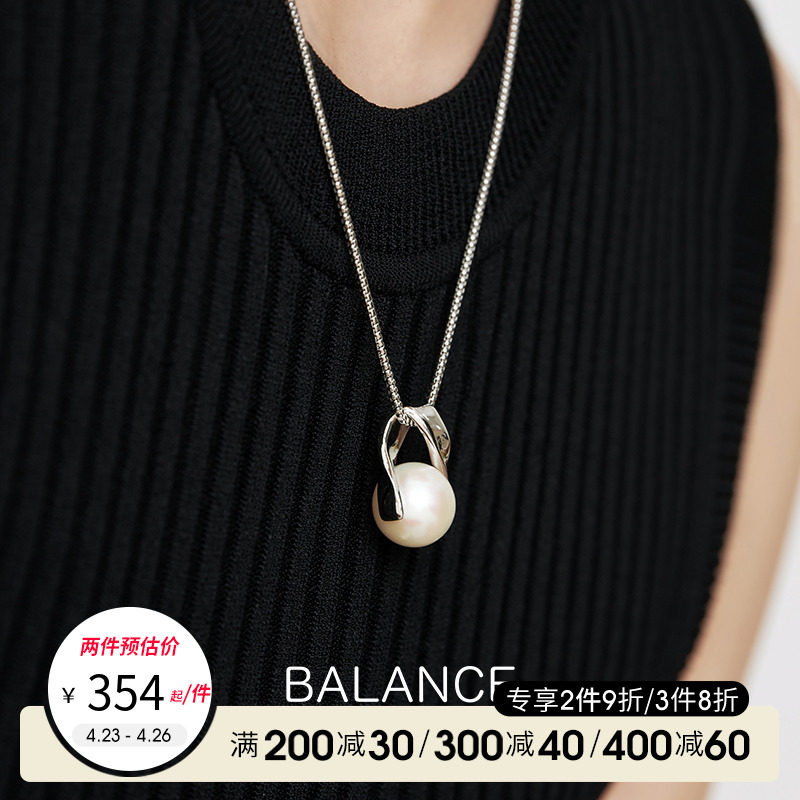 bn白蘭首饰淡水珍珠项链2022年新款纯银项链女轻奢小众高级XL2583