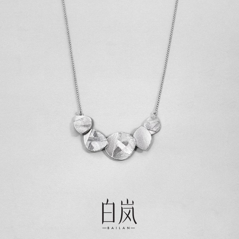 白岚秋水项链925银新款毛衣链女轻奢小众设计精致毛衣链XL4962