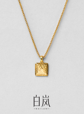 白岚鸣沙项链925银新款毛衣链女小众轻奢饰品精致高级首饰XL5701