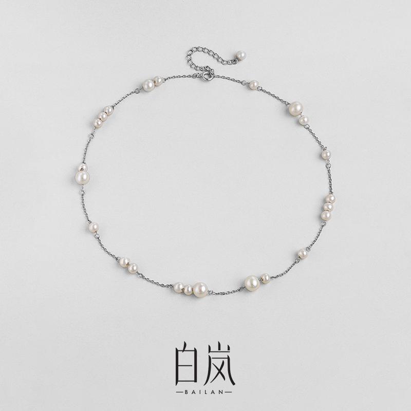 白岚项链女轻奢小众设计锁骨链
