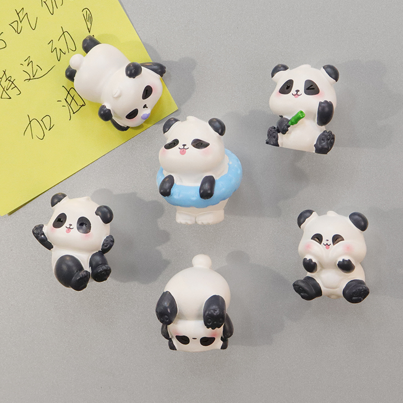 创意冰箱贴磁铁搞怪竹子熊猫
