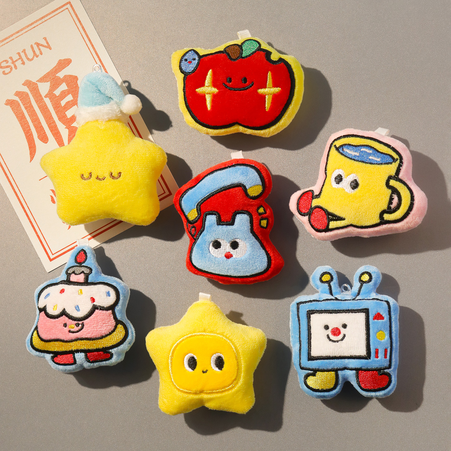 多巴胺玩偶毛绒小家电冰箱贴装饰