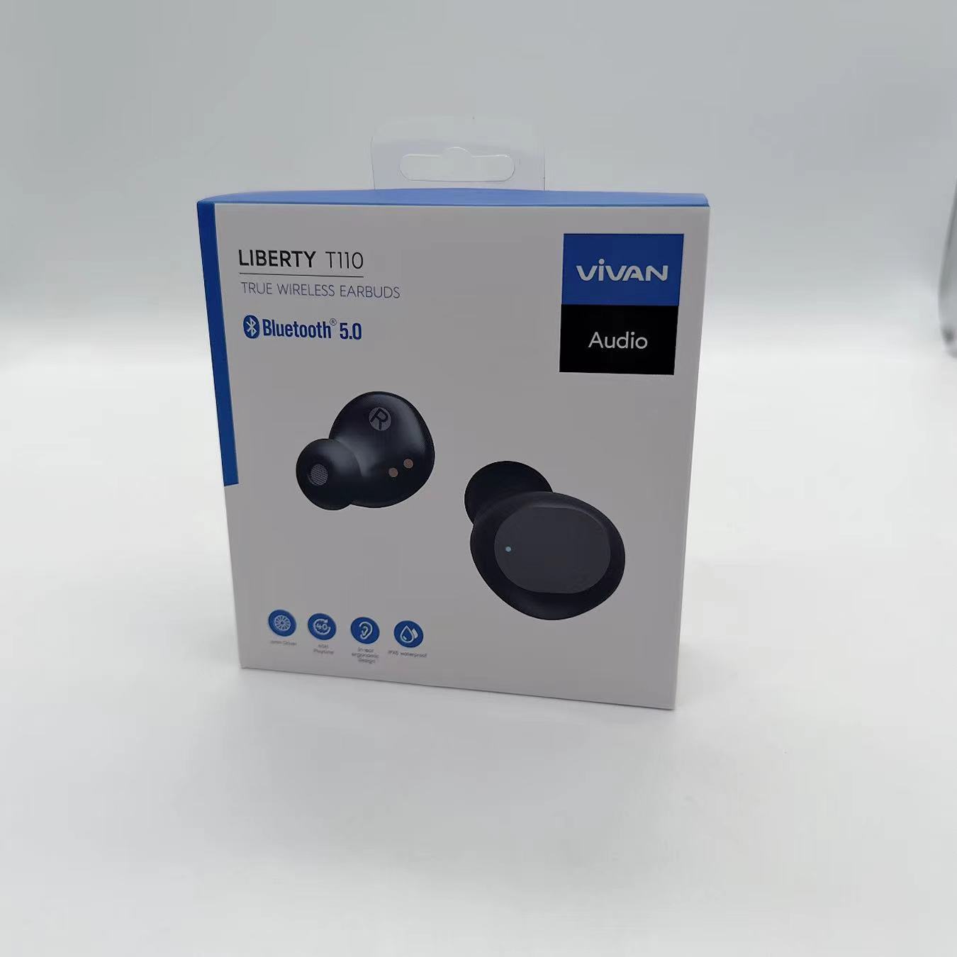 外单vivan真无线蓝牙耳机 好音质推荐 5.0轻巧入耳低音震撼防汗水属于什么档次？