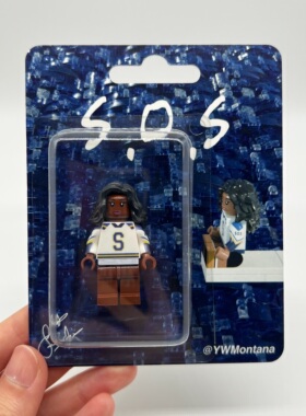 现货SZA周边手工挂卡玩具 SOS专辑人仔收藏积木