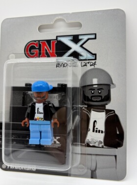 现货Kendrick Lamar周边手工挂卡玩具GNX专辑风格积木人仔