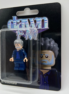 现货The Weeknd盆栽周边手工挂卡玩具DawnFM专辑风格积木人仔