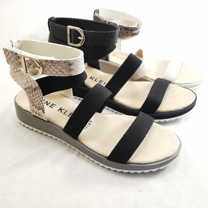 坡跟低跟罗马风露趾一字带新款