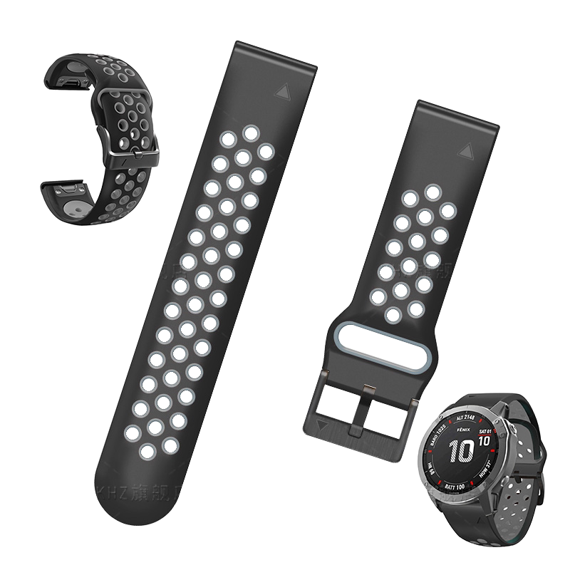 适用于快拆硅橡胶表带配件佳明Garmin飞耐时fenix5plus 6pro 5x6x