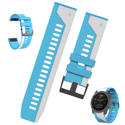 快拆硅胶表带适用于Garmin佳明fenix6 6X 5 5xp 935 泰铁时MK1 D2