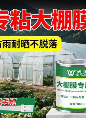 大棚膜专用胶水粘塑料薄膜大棚蔬菜种植地膜货车篷布膜修补粘合剂