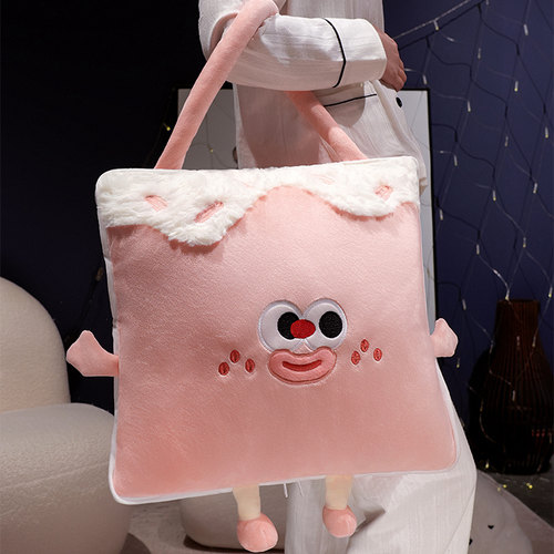 抱枕被子两用车载毯子二合一汽车靠枕办公室午睡枕头女生睡觉车用