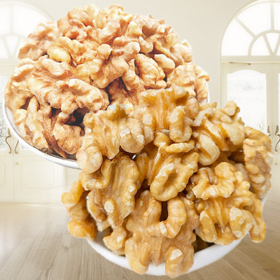 薄壳纸皮原味核桃仁500g生的肉去皮烘焙原料可选熟即食椒盐奶香味